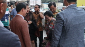 메가와티 수카르노푸르티 인도네시아 전 대통령님이 노량진수산시장을 방문하여 현대화 시장을 견학하셨습니다. 
